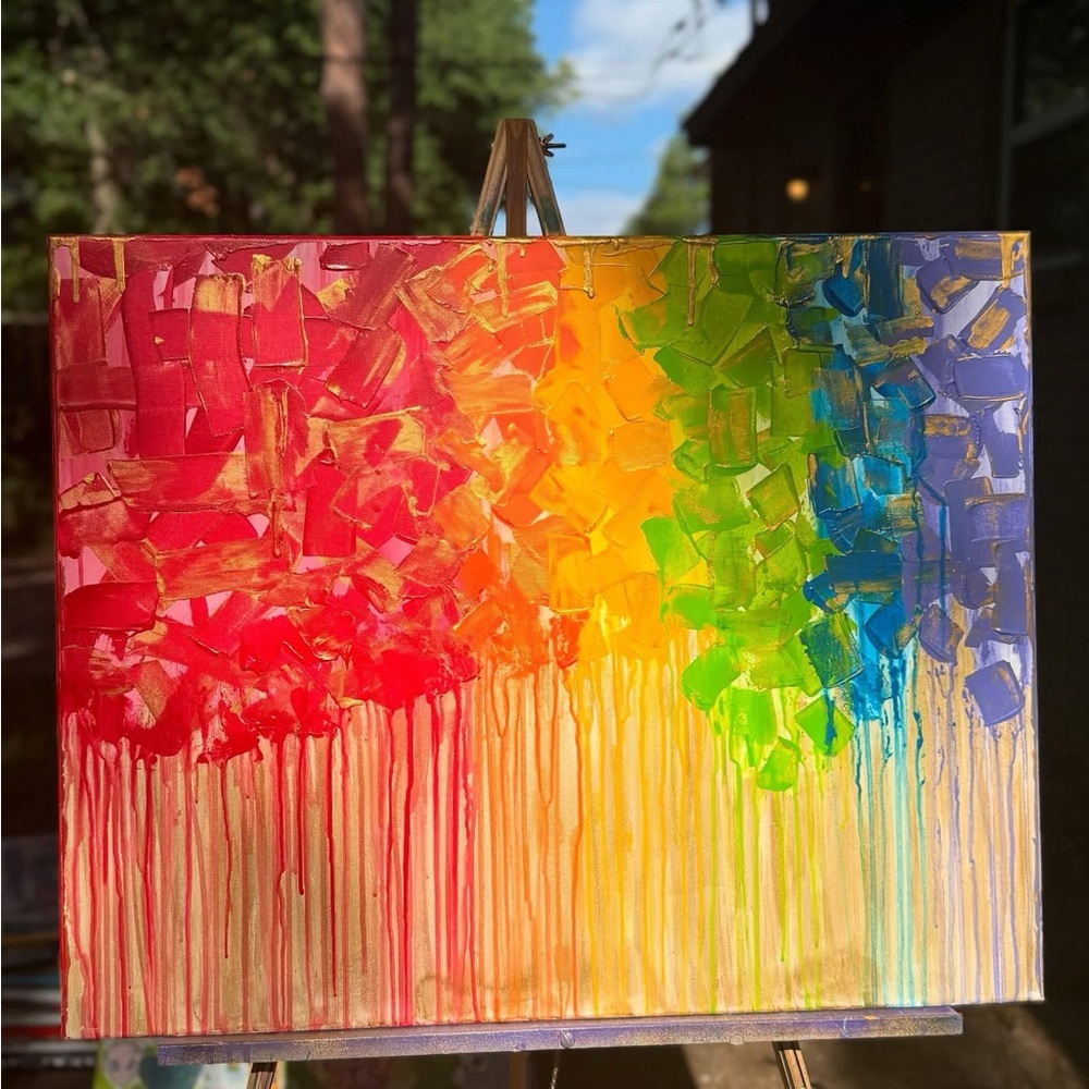 Colorful Abstract Canvas Art